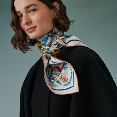 La Selle Imaginaire scarf 90 | Hermès USA